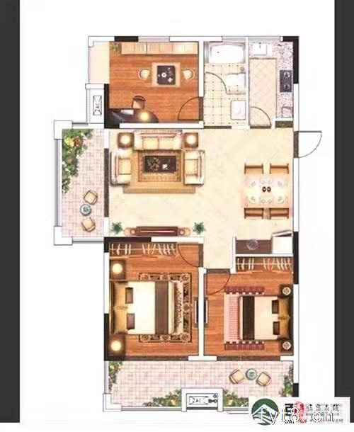 中泉首府学区房南北通透黄金楼层83万元